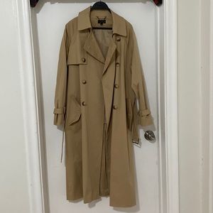 Barley worn classic oversized trench coat